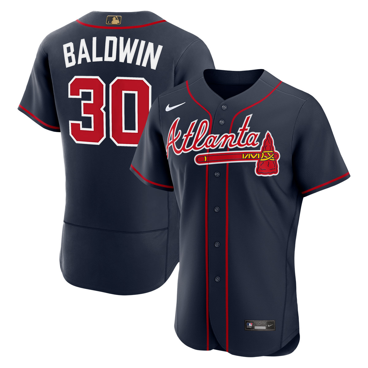 Atlanta Braves Drake Baldwin Nike Red MLB Awards Authentic Jersey