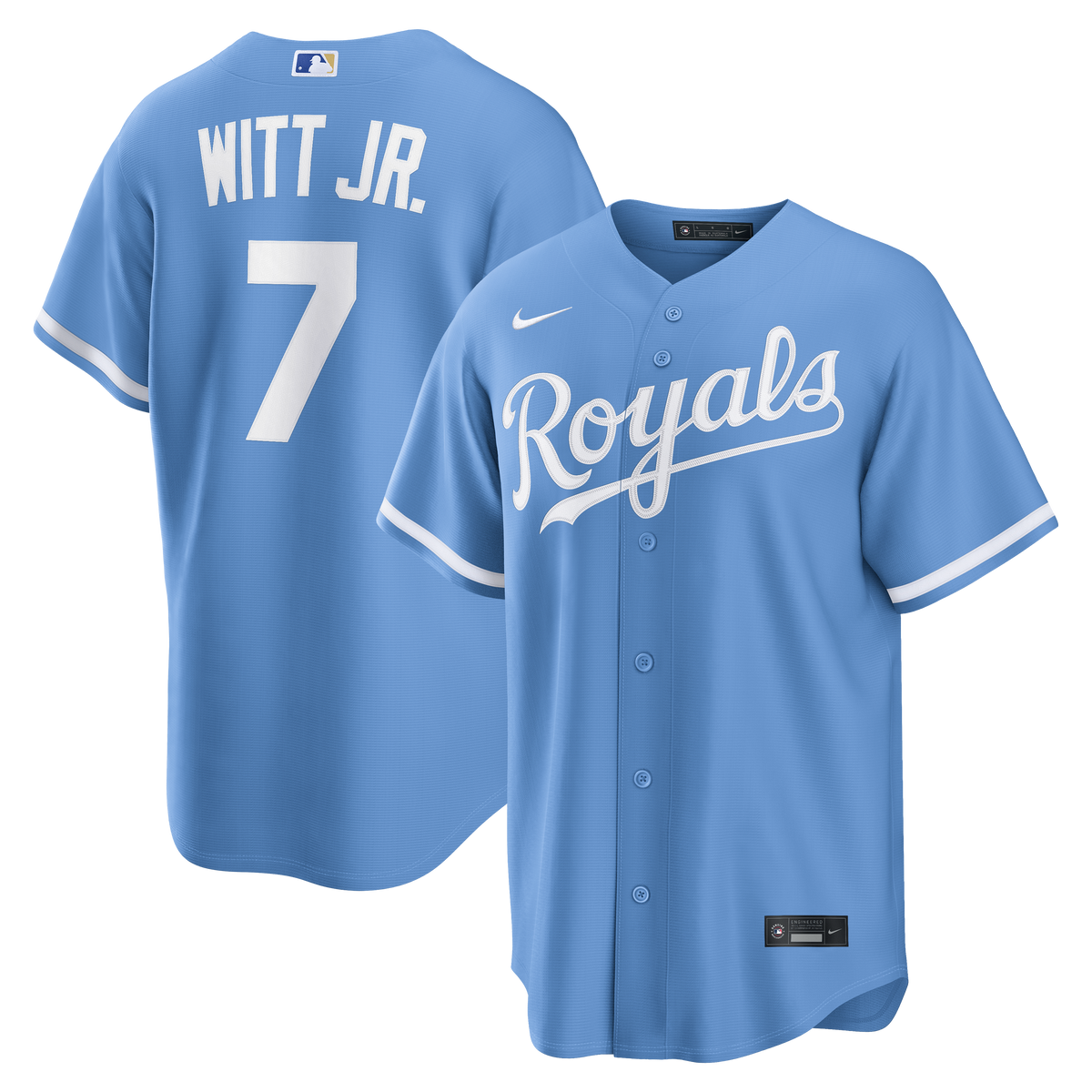 Kansas City Royals Bobby Witt Jr. Nike Royal Alternate Replica Jersey