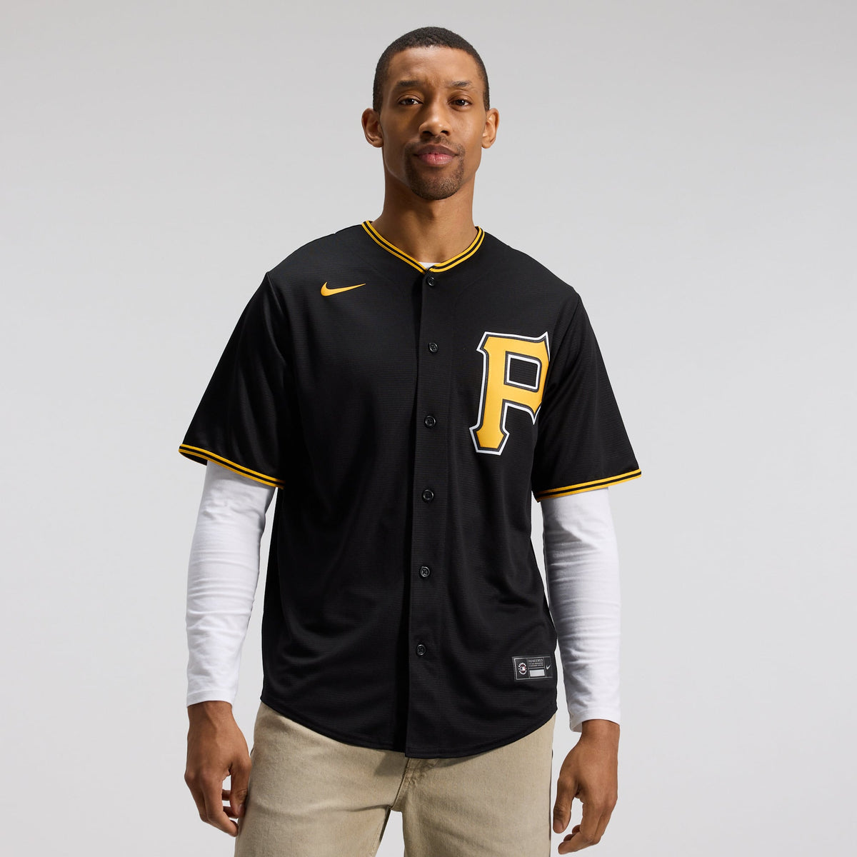 Pittsburgh Pirates Nike White Home Replica Team Jersey