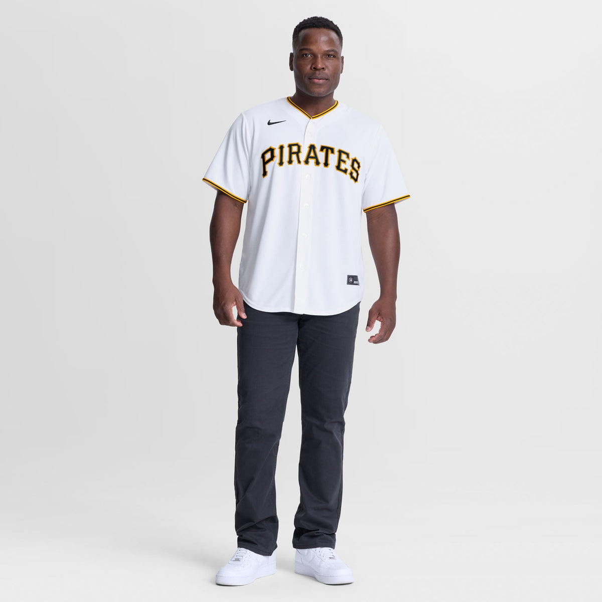 Pittsburgh Pirates Lake Bachar Nike White Home Replica Jersey