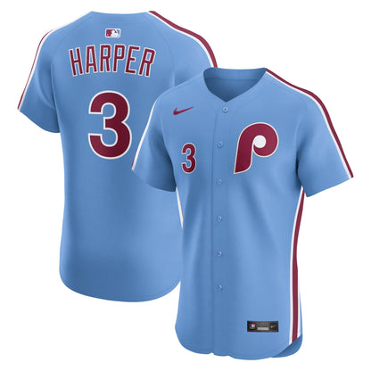 Philadelphia Phillies Bryce Harper Nike White Home Elite Jersey