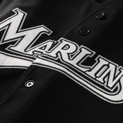 Miami Marlins Miguel Cabrera Mitchell & Ness Black Big & Tall Cooperstown Mesh Batting Practice Jersey