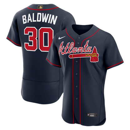 Atlanta Braves Drake Baldwin Nike White MLB Awards Authentic Jersey