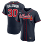 Atlanta Braves Drake Baldwin Nike Navy Alternate MLB Awards Authentic Jersey