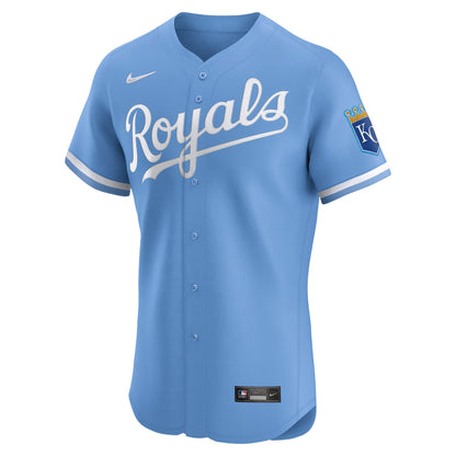 Kansas City Royals Nike White Home Elite Jersey