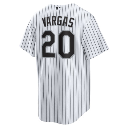Chicago White Sox Miguel Vargas Nike White Home Replica Jersey