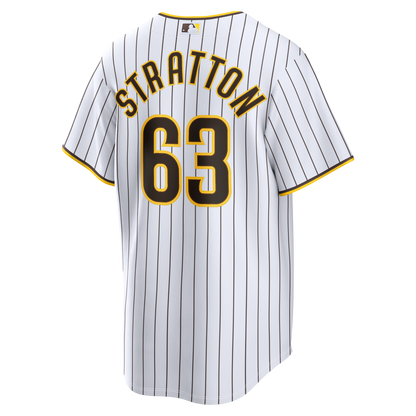 San Diego Padres Hunter Stratton Nike White Home Replica Jersey