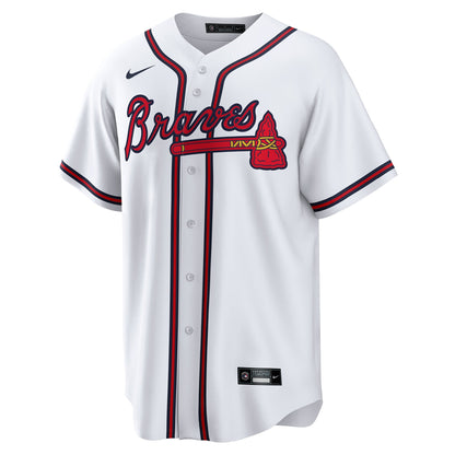 Atlanta Braves Joe Jiménez Nike White Home Replica Player Jersey
