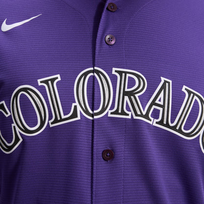 Colorado Rockies Nike Purple Alternate Replica Team Jersey