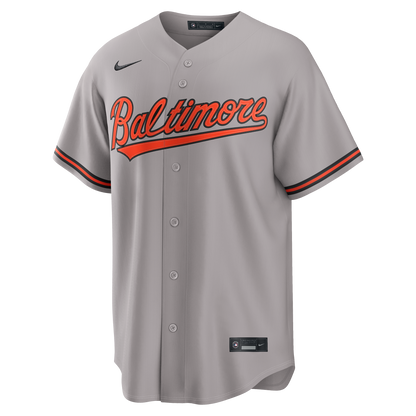 Baltimore Orioles Gunnar Henderson Nike Gray Road Replica Jersey