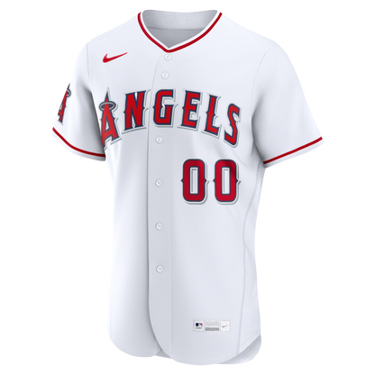 Los Angeles Angels Nike White Home Authentic Custom Jersey