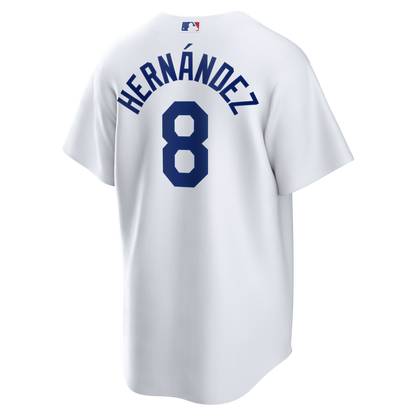 Los Angeles Dodgers Enrique Hernández Nike White Home Replica Jersey