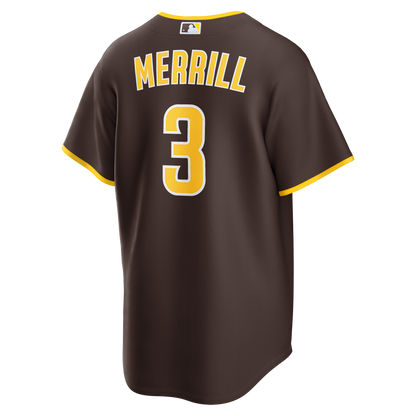 San Diego Padres Jackson Merrill Nike Sand Alternate Replica Jersey