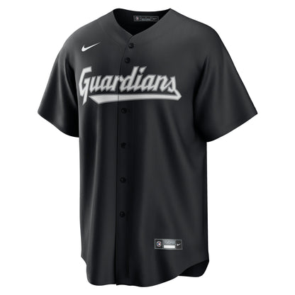Cleveland Guardians Nike Black Replica Jersey