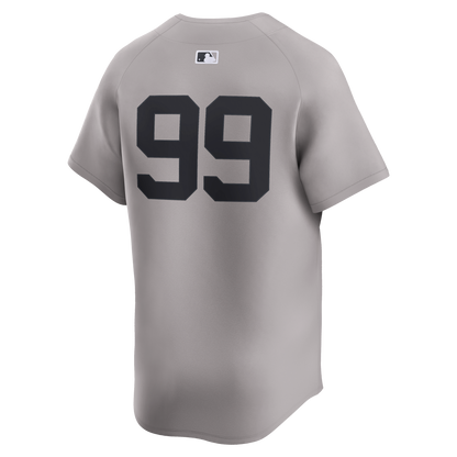 New York Yankees Aaron Judge Nike Gray Road Limited Player Jersey
