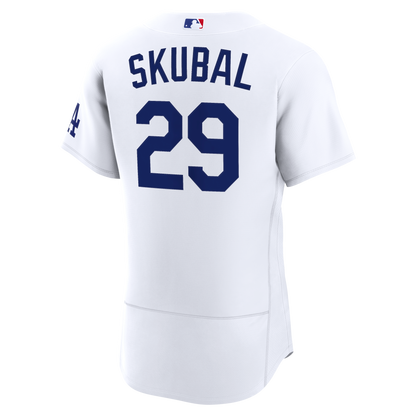 Los Angeles Dodgers Tarik Skubal Nike White Home Authentic Jersey