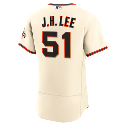 San Francisco Giants Jung Hoo Lee Nike Cream Home Authentic Jersey