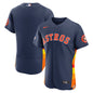 Houston Astros Nike Orange Alternate Sponsor Patch Authentic Jersey