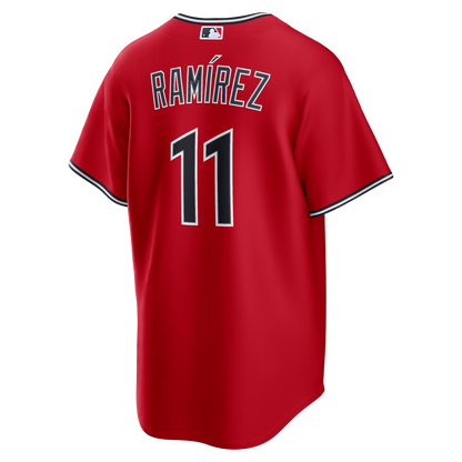Cleveland Guardians José Ramírez Nike Red Alternate Replica Jersey