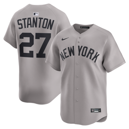 New York Yankees Giancarlo Stanton Nike White Home Limited Player Jersey