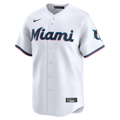 Miami Marlins Sandy Alcantara Nike White Home Limited Player Jersey