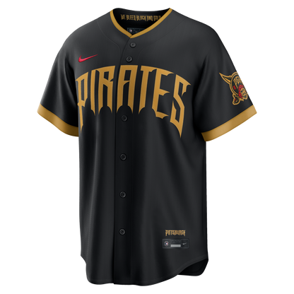 Pittsburgh Pirates Konnor Griffin Nike Black 2026 City Connect Stadium Jersey