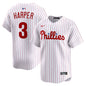 Philadelphia Phillies Bryce Harper Nike Gray Road Limited Player Jersey