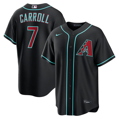 Arizona Diamondbacks Corbin Carroll Nike Gray Road Replica Jersey