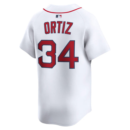 Boston Red Sox David Ortiz Nike White Home Limited Jersey