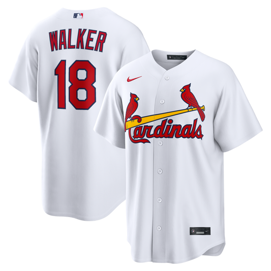 St. Louis Cardinals Jordan Walker Nike White Home Replica Jersey