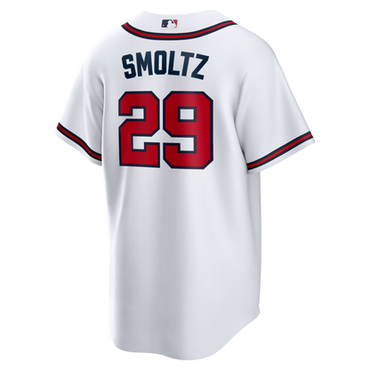 Atlanta Braves John Smoltz Nike White Home Retired Player Replica Jersey
