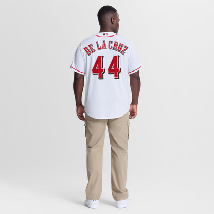 Cincinnati Reds Elly De La Cruz Nike White Home Replica Jersey