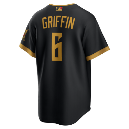 Pittsburgh Pirates Konnor Griffin Nike Black 2026 City Connect Stadium Jersey