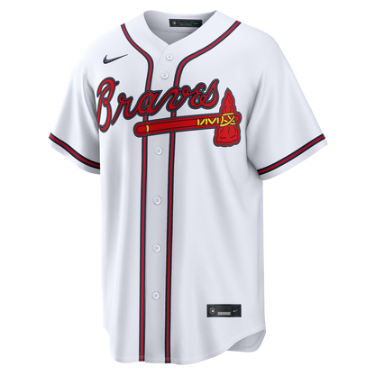 Atlanta Braves Lane Thomas Nike White Home Replica Jersey