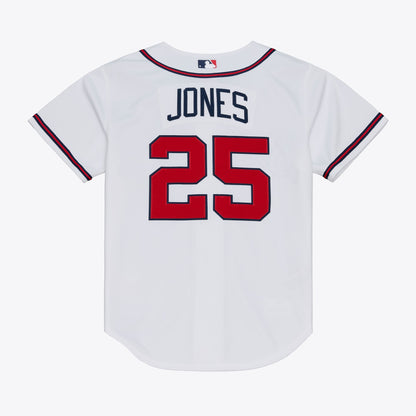 Atlanta Braves Andruw Jones Mitchell & Ness White 2005 Authentic Jersey
