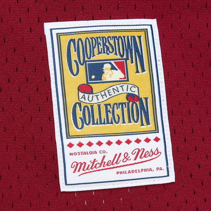 Philadelphia Phillies John Kruk Mitchell & Ness Burgundy Big & Tall Cooperstown Collection Mesh Batting Practice Jersey