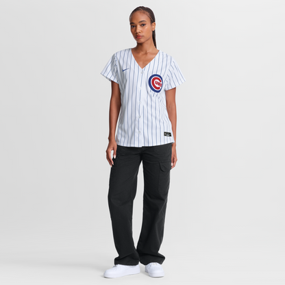 Women's Chicago Cubs Moisés Ballesteros Nike White Home Replica Jersey