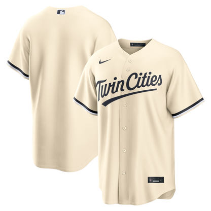 Minnesota Twins Nike Cream Alternate Replica Jersey