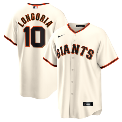 San Francisco Giants Evan Longoria Nike Cream Home Retired Player Replica Jersey