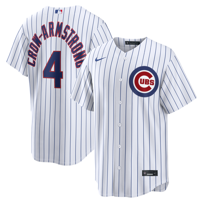Chicago Cubs Pete Crow-Armstrong Nike White Home Replica Jersey