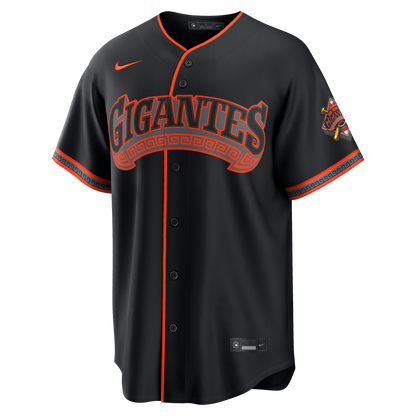 San Francisco Giants Rafael Devers Nike Black Alternate Stadium Jersey