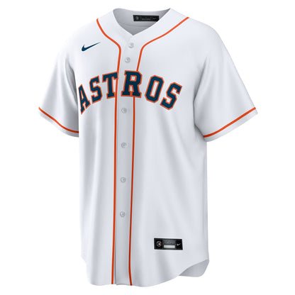 Houston Astros Yainer Diaz Nike White Home Replica Jersey