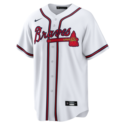 Atlanta Braves Nike White Home Big & Tall Replica Jersey