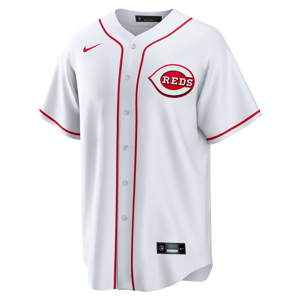 Cincinnati Reds Nike White #1 Groom Home Replica Jersey