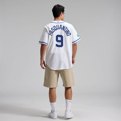 Italy Baseball Vinnie Pasquantino Nike White 2026 World Baseball Classic Home Stadium Jersey