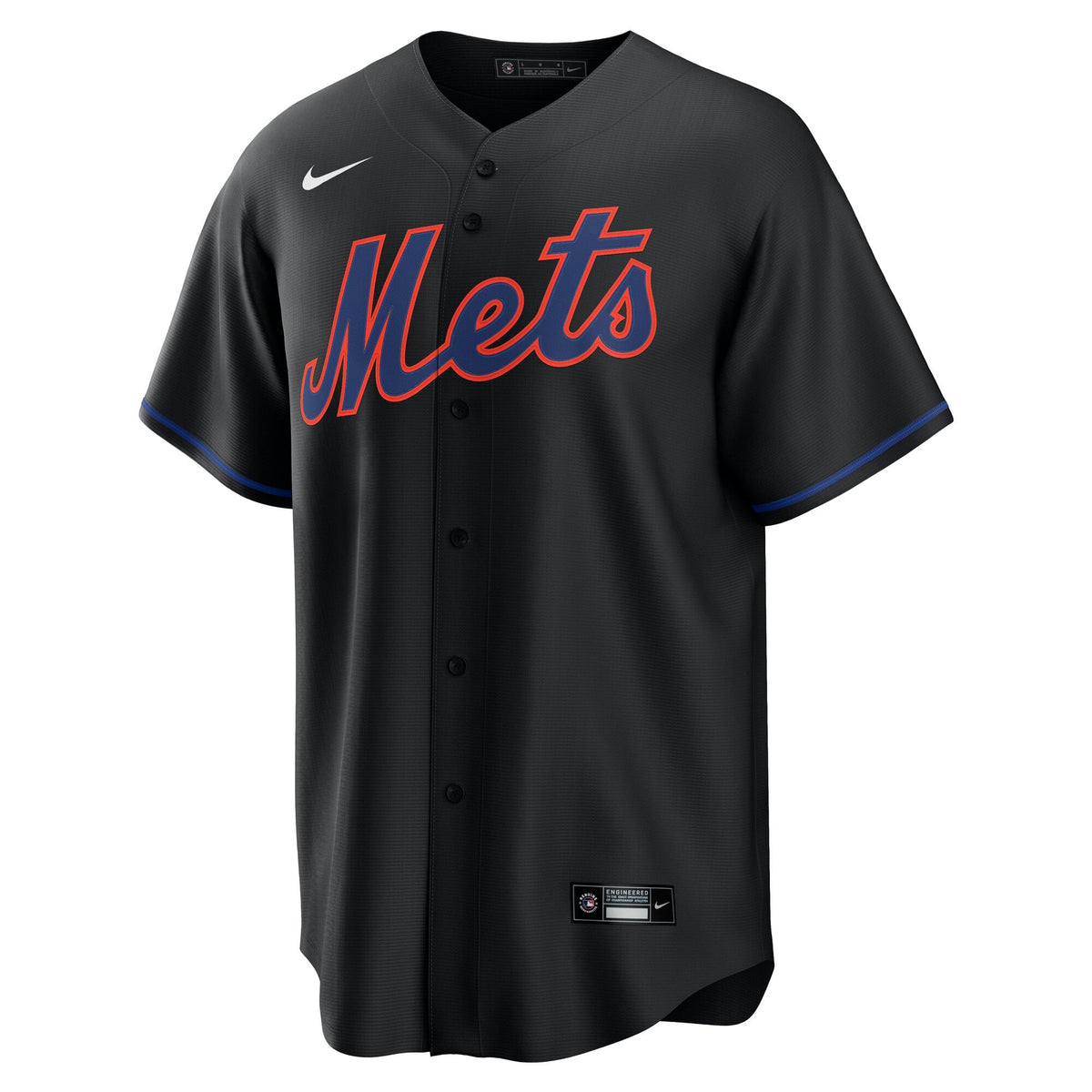 New York Mets Francisco Lindor Nike Black Alternate Replica Jersey