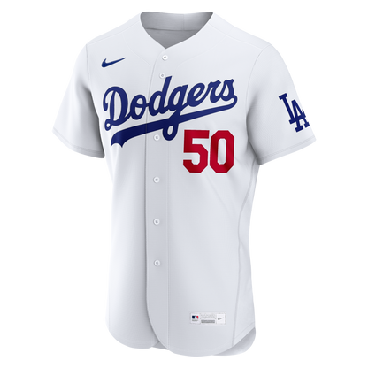 Los Angeles Dodgers Mookie Betts Nike White Home Authentic Jersey