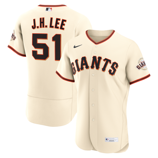 San Francisco Giants Jung Hoo Lee Nike Cream Home Authentic Jersey