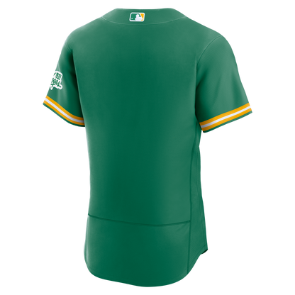 Athletics Nike Green Alternate Sponsor Patch Authentic Jersey