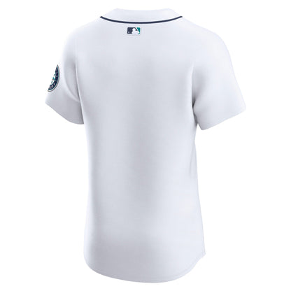 Seattle Mariners Nike White Home Elite Jersey